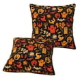 thumbnail image 2 of Halloween Throw Pillow Covers, halloween fun pumpkins Halloween Decorations Square Pillow Cases with Invisible Zipper for Bed Couch Sofa, Farmhouse Halloween Decor-2 Pack 12x12, 2 of 6