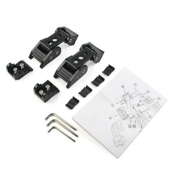 Engine Lock Hood Latches Catch Car Fit for Jeep Wrangler JK 2007-2017 Aluminum Alloy
