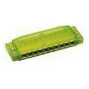 clearly colorful translucent harmonica, green