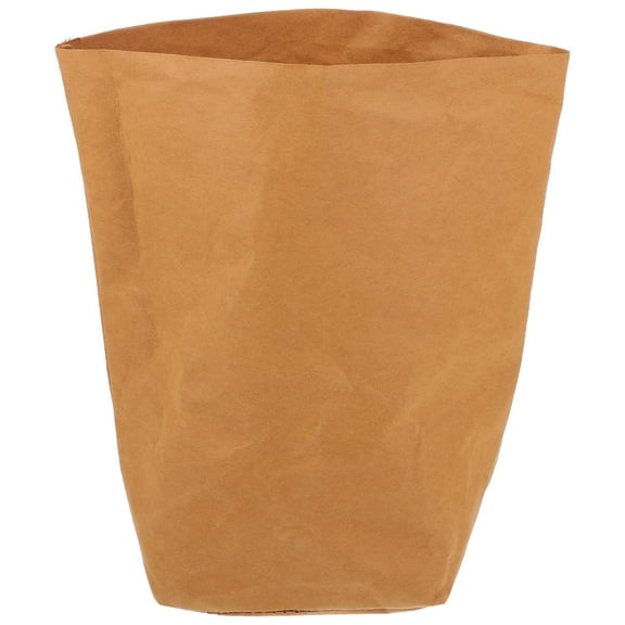 HEANUJJ Whamvox Brown Kraft Paper Bags Reusable and Washable Food Storage Bags for Grocery, Market, and Daily Use