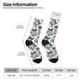 thumbnail image 5 of Yiaed Disco Ball Cherry With Bow Print Great elasticity Crew Socks Sports socks for Men and Women, 5 of 5