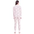 thumbnail image 2 of JANE & BLEECKER Women's 2-Piece Thermal Pajama Set (Pink Animal, Large), 2 of 4