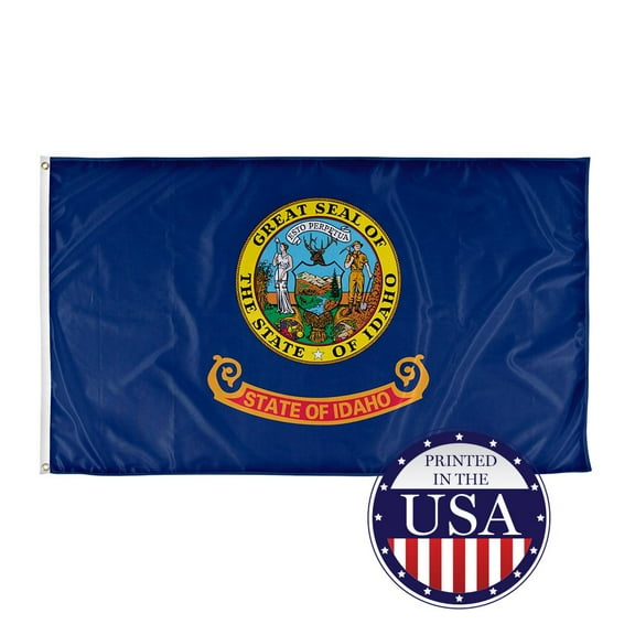Idaho State Flag - 3ft x 5ft Knitted Polyester, State Flag Collection, Made in The USA