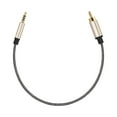 thumbnail image 1 of Audio Cable 3.5mm to Male RCA Adapter Nylon Braided for Tablet Speaker 1m, 1 of 10