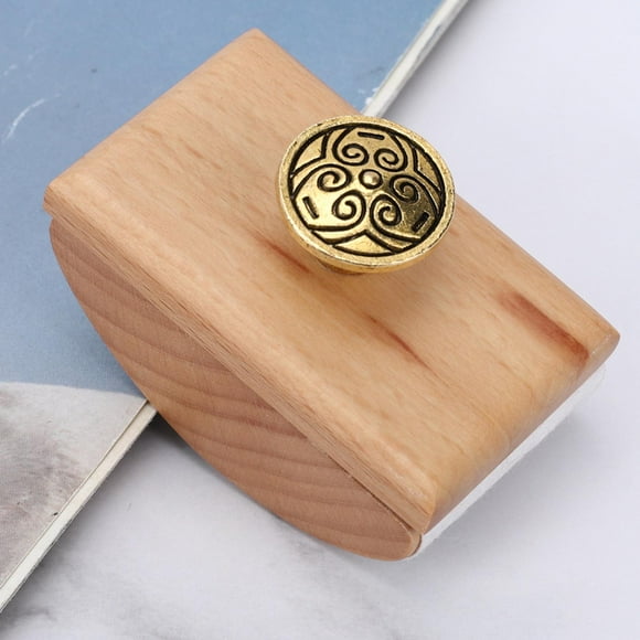 Blotter Paper, Wood Ink Absorption Seal Calligraphy Seal with Clear Texture for Calligraphy