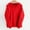 Red, variant on Hoodies For Women Sevevn Women's Solid Colour Long Sleeved Drawstring Hooded Sweatshirt