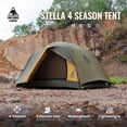 thumbnail image 2 of Carpa de Camping OneTigris Stella 4 Estaciones para 2 Personas Impermeable, 2 of 9