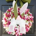 thumbnail image 4 of KCEHTA 2 Pcs Bunny Butt Wreath Attachment Easter Bunny Butt Ears Wreath Kit Spring Home Door Decor, 4 of 7