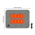 thumbnail image 2 of Mini USB Heating Blanket 23.62" x 19.7" - Portable Sherpa Heated Throw with 3 Adjustable Settings for Foot, Chair & Personal Warmth, 2 of 6
