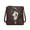 Brown-Husky Paw Bone, variant on Peacock Rose Print Crossbody Bag for Women Travel, Lightweight Vegan Leather Sling Purse Crossbody with Adjustable Strap, Casual Zipper Shoulder Handbag for Travel