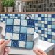 thumbnail image 1 of Muyoka 20 pegatinas de cerámica para azulejos, bricolaje, impermeables, autoadhesivas, pegatinas de pared, estilo mosaico, para el hogar, sala de estar, baño, cocina, decoración (3 patrones) Muyoka Hogar, 1 of 7