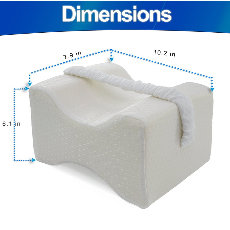 Orthopedic leg pillow with memory foam hot sale