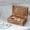 Medium Burnt, variant on Mela Artisans Mango Wood Box with Lid, "Trellis" Keepsake Box, Handmade Decorative Box with Lid, Medium Burnt, 7.5" x 4.5" x 3"