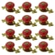 thumbnail image 1 of Paquete de 12 pomos y tiradores de cerámica Vintage para armarios de cocina, aparador, cajones, armario, herrajes para muebles de cerámica, 1 of 5