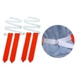 thumbnail image 4 of WEUVEB 4Pcs Football Training Flag PVC Material For Youth Games 80*2.5in, 4 of 7