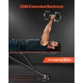 thumbnail image 3 of VEVOR Weight Bench Sit up Bench for Home Gym Strength Training Workout Adjustable, 3 of 9