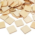 thumbnail image 4 of ColoMX 100 Uds. Chips de madera en blanco para niños, pintura en blanco, recortes de madera DIY, recorte cuadrado para manualidades, 4 of 8