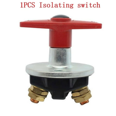 

Clupup Heavy Duty 1000 Amp Fixed Key Battery Isolator Cut Off Kill Switch 12V / 24V