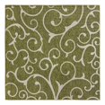 thumbnail image 2 of Unique Loom Outdoor Botanical Collection Area Rug - Curl (10' 8" Square Green/Ivory), 2 of 6