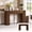 Walnut, variant on BEDEEP 43" Fluted Console Table with Hidden Storage, 12" Deep Narrow Sofa Table Behind Couch, Modern Wood Entry Table with Adjustable Shelves for Living Room, Hallway, Black
