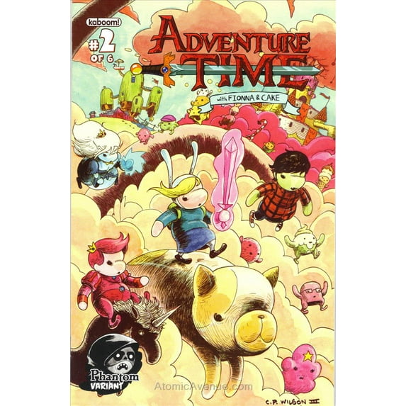 Adventure Time with Fionna And Cake #2 (Phantom variant) VF ; Boom! Comic Book