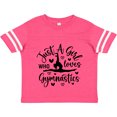 thumbnail image 3 of Inktastic Just a Girl Who Loves Gymnastics Girls Toddler T-Shirt, 3 of 5