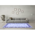 thumbnail image 3 of Ahgly Company Indoor Rectangle Persian Blue Traditional Area Rugs, 6' x 9', 3 of 4