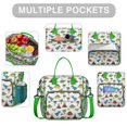 thumbnail image 2 of Dinosaurs Volcano Palm White Pattern Womens Lunch Box for Work,Insulated Large Lunch Bag for Tween and Teen,Loncheras Para Mujer,Leakproof Adult Lunch Bag for Work,Beach,Travel,Picnic,Camping, 2 of 7