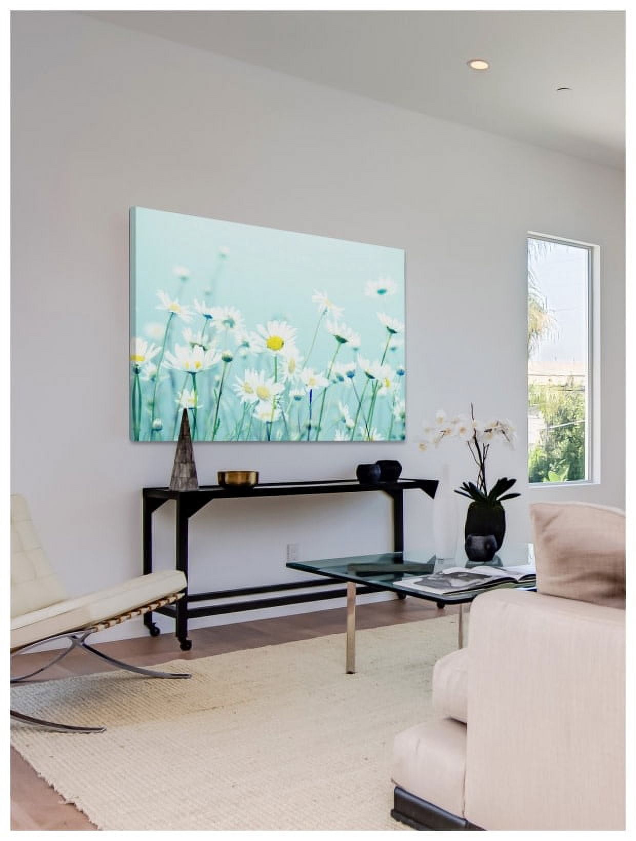 Marmont Hill "Dancing Daisies" by Robert Dickinson Painting Print on Canvas