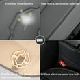 thumbnail image 3 of Pu Leather Car Seat Bottom Covers Protectors Include Pair Front Driver Seat Pad Mat and Rear Bench Cover Universal Fit % Vehicles, 3 of 8