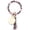 G, variant on YYKihy SilKeychain Bracelet Wristlet Key Ring Silicone Beaded Bangle Cute Key Chains For Women