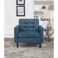 thumbnail image 3 of Grayburn Mid-Century Chair in Navy Fabric, 3 of 9