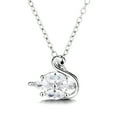 thumbnail image 2 of Sterling Silver Swarovski Crystal Swan Pendant Necklace, 2 of 4