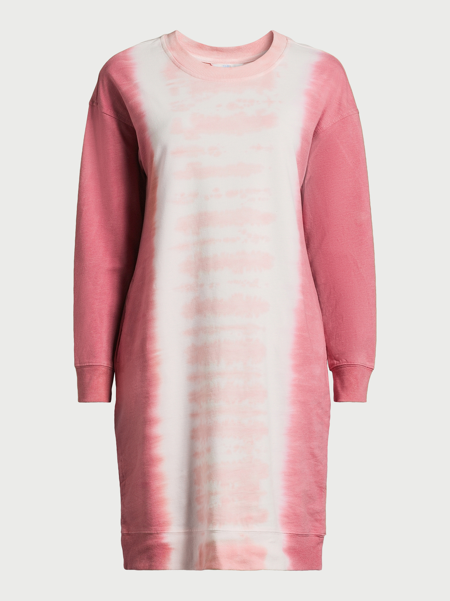 Time and Tru Women's Garment Wash Sweatshirt Dress, Sizes XS-XXXL - image 5 of 5