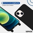 thumbnail image 2 of Funda de Protección para iPhone 13 Series - Sovico - Silicón con Correa, 2 of 6
