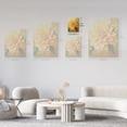 thumbnail image 2 of Framed Flower Canvas Print Rustic Creamy Yellow Wood Grain Room Decor White Jasmine and Rusty Watering Cans Painting for Living Room Bedroom Home Decor Ready to Hang 12x16in, 2 of 7