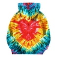thumbnail image 4 of Lorytime Kids Girls Hoodies with Pockets Valentine Long Sleeve Crewneck Sweatshirts Heart Pullover Loose Tops 7-8 Years, 4 of 6