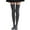 Dark Gray, variant on D-GROEE 1 Pair Extra Long Solid Color Thigh High Socks Over the Knee High Boot Stockings Nylon Leg Warmers