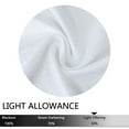 thumbnail image 2 of Lunsy Waffle Weave Waterproof Short Window Curtains Rod Pocket Valance,white,30"x30"x2, 2 of 6