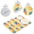 thumbnail image 3 of Yayeee Dish Drying Mat for Kitchen Counter 16"x18" Microfiber Absorbent Pad, Pineapple Love, 3 of 7
