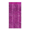 thumbnail image 1 of Silver Foil Fringe Curtain - Shiny, Reusable, Easy Install, Photo Booth - for Birthday Wedding Party Decor, 1 of 4