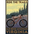 thumbnail image 4 of Blue Ridge Mountains, Virginia, Ride the Trails (1000 Piece Puzzle, Size 19x27, Challenging Jigsaw Puzzle for Adults and Family, Made in USA), 4 of 4