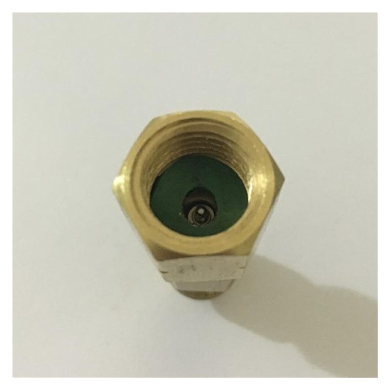 Refrigerant Brass Adapter,Female to Male Reverse Thread Fitting,Suitable for Storage Tank Cylinders