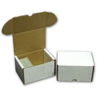 Greeting Card Organizer with Dividers, Clear Plastic Box, 10” Long x 8 ½”  Wide x 7 ½” High