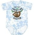 thumbnail image 3 of Inktastic Our 1st Mother's Day Together Cute Mom and Baby Sloth Boys or Girls Baby Bodysuit, 3 of 5