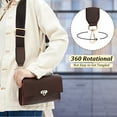 thumbnail image 3 of Becaristey Simple Bag Strap Replacement Exquisite Craft And High-end Texture No Loose Thread Shoulder Bag Strap Coffee, 3 of 6