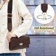 thumbnail image 4 of Sonducket Correa de bolso de PU de estilo clásico para bolsos, reemplazo directo y exquisita correa de bolso de hombro artesanal Bolsas de mensajero y de hombro Café, 4 of 6