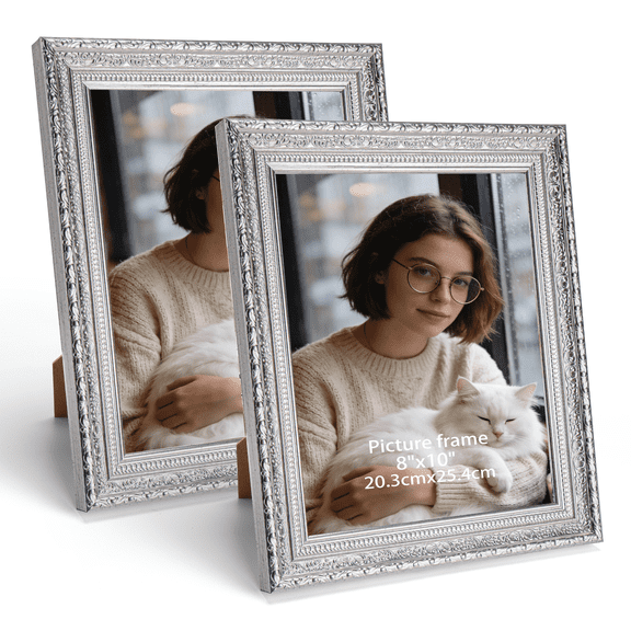 8x10 Picture Frame Set of 2 for Tabletop Display