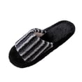 thumbnail image 2 of Bixock Slippers for Womens Indoor House Cotton Shoes Multi Size Fluzzy Fleece Lined Slide Warm Comfortable Non-Sliped Women Shoes, 2 of 6