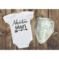 thumbnail image 2 of Pregnancy Gift Est 2023-New Parents Gifts-Mommy and Daddy EST. 2023 11 oz Mug Set -"Adventure Awaits" Romper (0-3M)-Top Mom and Dad Gift Set for New and Expecting Parents to Be (Green), 2 of 7